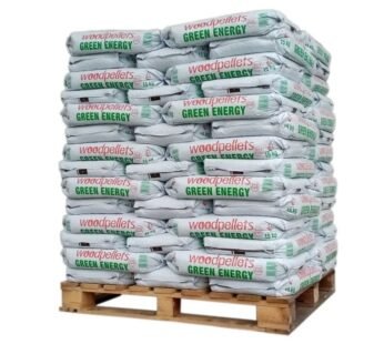 Green Energy Holzpellets – 65 × 15 kg Palette – Nadel- und Laubholz, ENplus A1 & DINplus