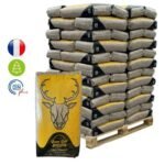 Green Gold Jura Holzpellets – 72 × 15 kg Palette (1.080 kg) – 100 % Nadelholz, DINplus & PEFC