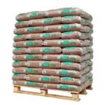 Limouzi Holzpellets – 66 × 15 kg Palette – 100 % Nadelholz, DINplus & PEFC