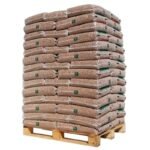 Natural Energie Holzpellets – 70 × 15 kg Palette – 100 % Nadelholz, DINplus