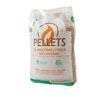 Piveteau Holzpellets – 66 × 15 kg Palette – 100 % Nadelholz