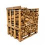 Halbpalette Hartholz 25 cm – Mischung Eiche, Buche, Hainbuche & Esche – 1 M³ – 1,5 Ster – luftgetrocknet