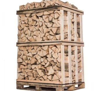 Kaminholz in Holzkiste – Holzscheite 25 cm – Hartholz – Volumen 2 m³