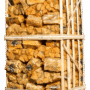 80 Säcke Birkenholz 25 cm – 100 % Sec, Kaminholz hohe Heizleistung, Humidité ≤ 20%