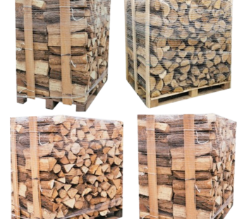Kaminholz 25 cm – 4 Paletten mit insgesamt 12 Ster – Hartholzmischung