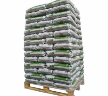 Pyrénées Holzpellets – 65 × 15 kg Palette (975 kg) – 100 % Nadelholz, DINplus