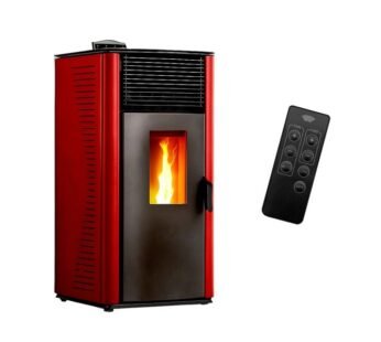 Sannover Pelletofen Anita 12 kW Bordeaux