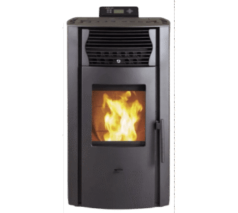 SCHENGER Pelletofen HP51 Schwarz 8,8 kW A+ Vollautomatisch WIFI+ECO+TIMER