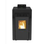 SCHENGER Pelletofen HLP3402 Schwarz A++ 5,5kW Vollautomatisch+WIFI+Eco Modus