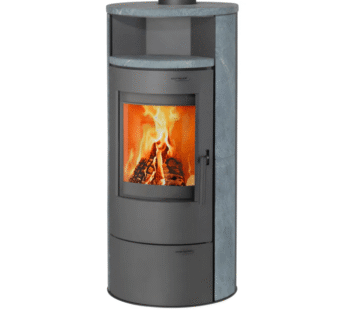 Thermia Kaminofen München V3 Gussgrau Speckstein Automatik 7 kW
