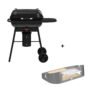 Barbecook Holzkohlegrill-Set Magnus Comfort – mit Magnus-Pizzaofen