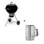 Weber Holzkohlegrill-Set Master-Touch 5750 Schwarz – mit Anzündkamin