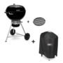 Weber Holzkohlegrill-Set Master-Touch 5775 mit Abdeckhaube