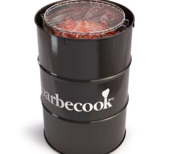 Barbecook Holzkohlegrill Edson Black mit Deckel