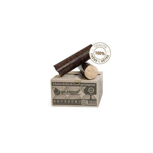 Premium-Holzbriketts – Palette mit 80 Kartons – 100 % Laubholz aus Eiche und Buche