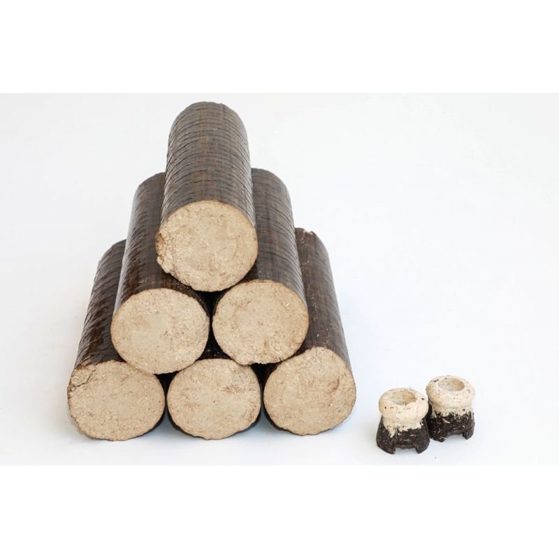 Premium-Holzbriketts – Palette mit 80 Kartons – 100 % Laubholz aus Eiche und Buche