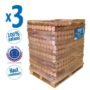 Woodstock Holzbriketts – 3 Paletten – je 104 Pakete mit 5 Briketts – gebrauchsfertig