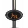 Invicta BRIO Holzofen – 7 kW – Anthrazit, mit Standfuß