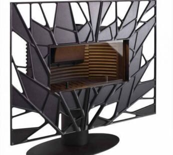 Invicta GAYA FEUILLE Holzofen – 12 kW – Gusseisen, Anthrazit
