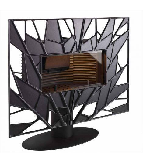 Invicta GAYA FEUILLE Holzofen – 12 kW – Gusseisen, Anthrazit