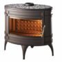 Invicta MANDOR Holzofen – 12 kW – Gusseisen, Anthrazit