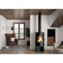 Invicta NEOSEN Holzofen – 6 kW – Stahl, Schwarz, mit Frischluftanschluss