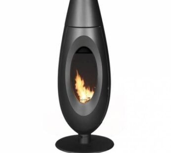 Invicta OVATIO Holzofen – 5 kW – Gusseisen, Anthrazit
