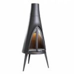 Invicta POW WOW Holzofen – 14 kW – Gusseisen, Anthrazit