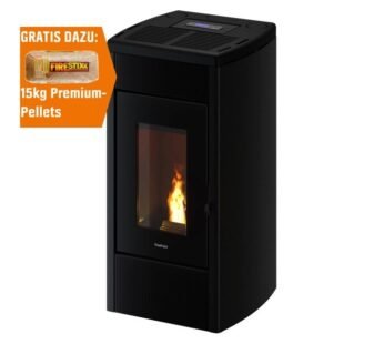 Freepoint Pelletofen Duke Stahl Anthrazit 14 kW mit Automatik