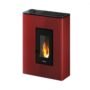 Freepoint Pelletofen Atri Metall Bordeaux 4,9 kW