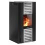 Justus Pelletofen Sirkos Aqua 2.0 Stahl Schwarz 9,4 kW wasserführend
