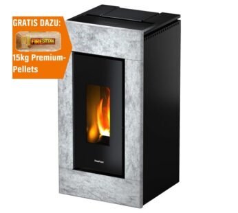 Freepoint Pelletofen Vega Naturstein 10,5 kW mit Automatik