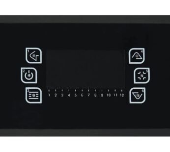Justus Pelletofen Sia Stahl Schwarz-Anthrazit 8 kW mit Automatik