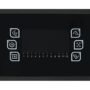 Justus Pelletofen Sia Stahl Schwarz-Anthrazit 8 kW mit Automatik