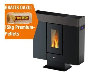 Freepoint Pelletofen Moon Stahl Titan 10 kW mit Automatik