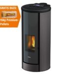 Freepoint Pelletofen Breeze Stahl Titan 9,1 kW mit Automatik