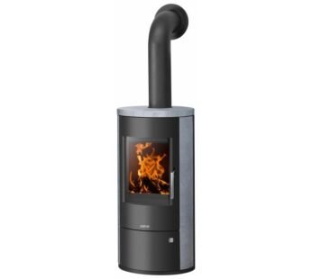 Justus Dauerbrand Kaminofen Austin 5 Speckstein-Verkleidung Schwarz 5 kW