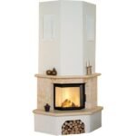 Hark Kaminofen-Bausatz Vermont Marmorverkleidung Beige 8 kW EEK A+