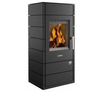 Justus Tova Kaminofen Stahl Schwarz 6 kW