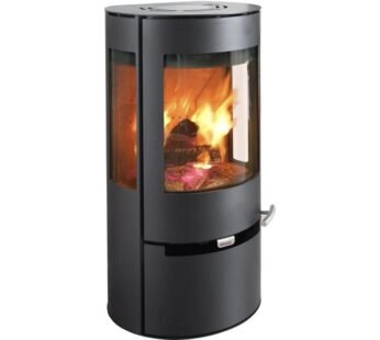 Aduro Kaminofen 9 Stahl-Verkleidung Schwarz 6 kW EEK: A+