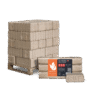 Heizfuxx RUF Original Red Holzbriketts Hartholz 10kg x 30 Gebinde 300kg Palette
