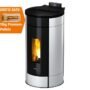 Freepoint Pelletofen Globe Stahl Weiß 10,5 kW mit Automatik