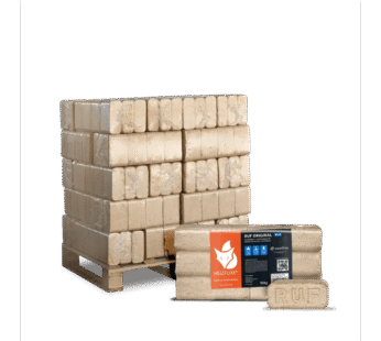 Heizfuxx RUF Original Blue Holzbriketts Nadelholz 10kg x 30 Gebinde 300kg Palette