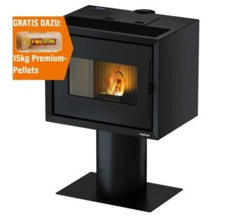 Freepoint Pelletofen Modo Stahl Schwarz 9,3 kW