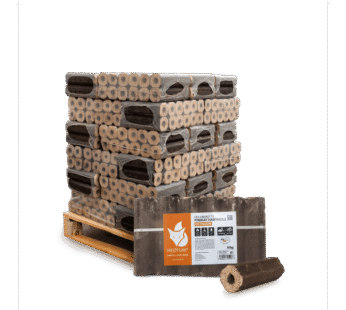 Heizfuxx PiniKay Octagon Holzbriketts Hartholz 10kg x 30 Gebinde 300kg Palette