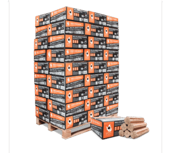 Heizfuxx BBQ-Buchenholzbriketts 18kg x 54 Gebinde 972kg Palette
