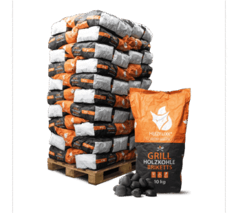 Heizfuxx Grillbriketts 10kg x 60 Sack 600kg Palette