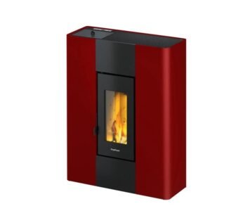 Freepoint Pelletofen Roxy Stahl Bordeaux 7 kW