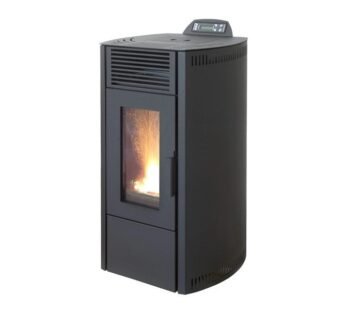 Rowi Pelletofen Stahl Schwarz 7,7 kW