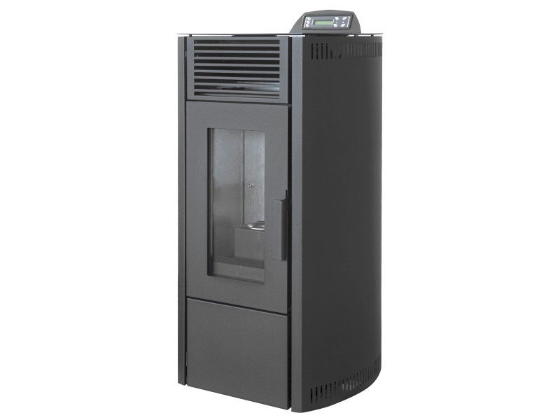Rowi Pelletofen Stahl Schwarz 7,7 kW